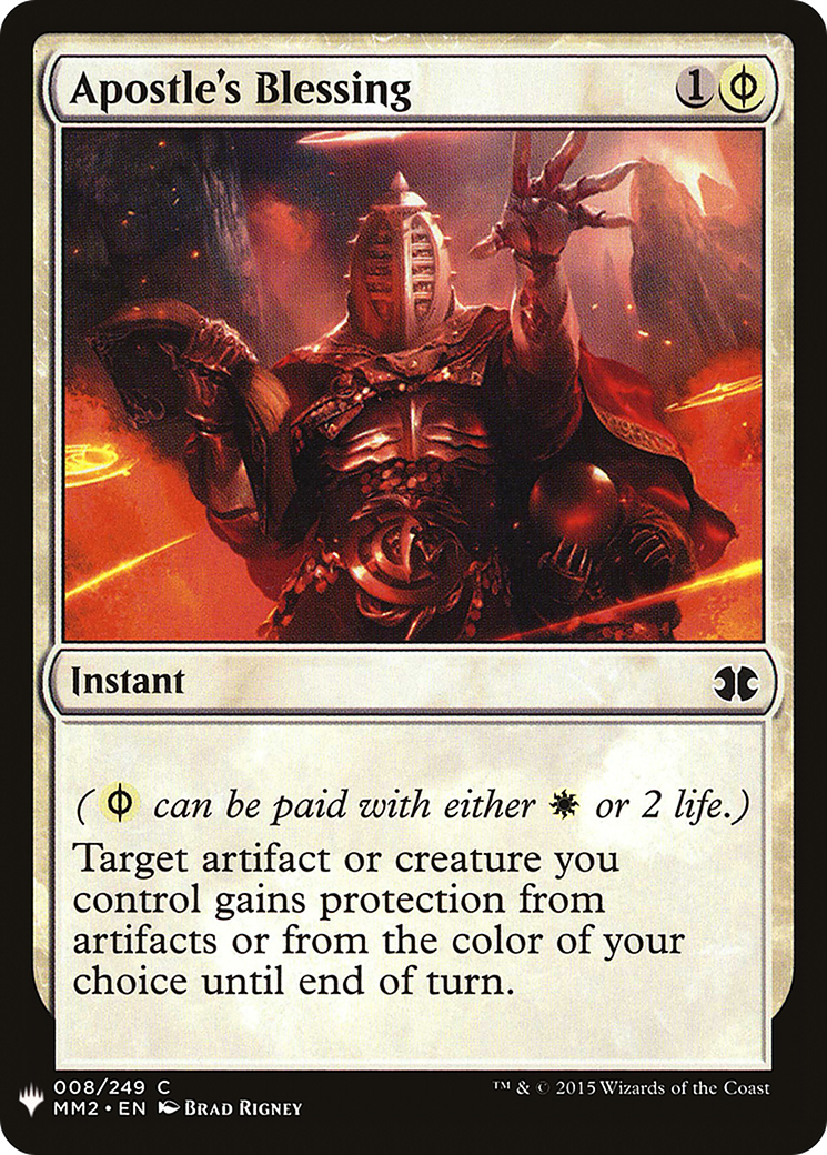 Apostle's Blessing (MM2-8) - The List