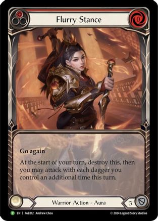 Flurry Stance (FAB312) Rainbow Foil - FaB Promos