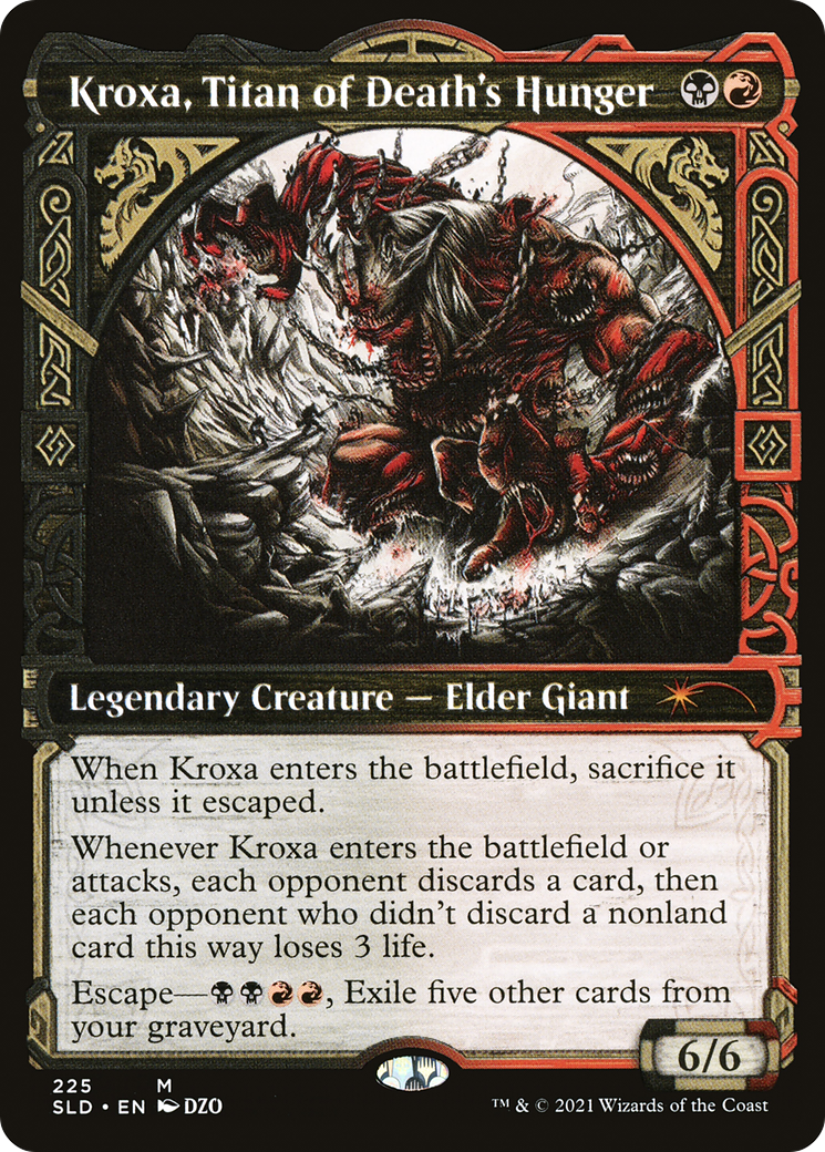 Kroxa, Titan of Death's Hunger (225) Foil - Secret Lair Drop