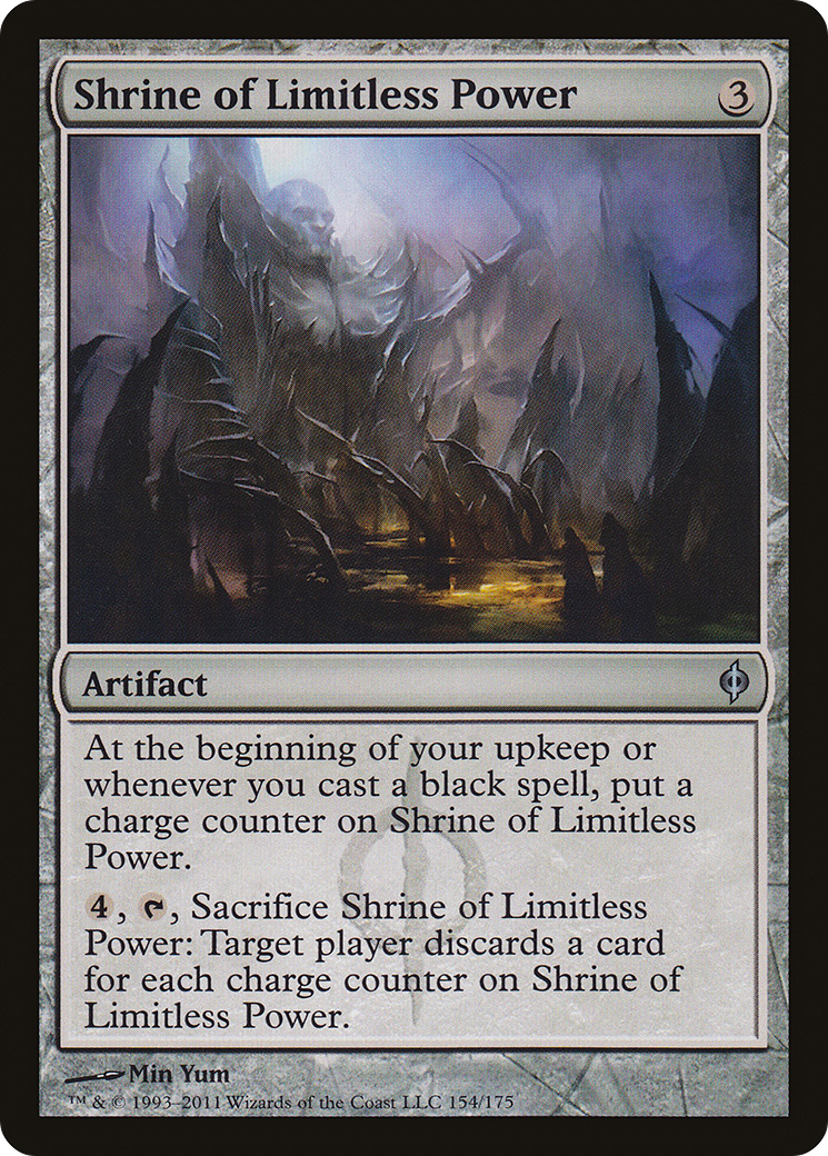 Shrine of Limitless Power (154) Foil - New Phyrexia