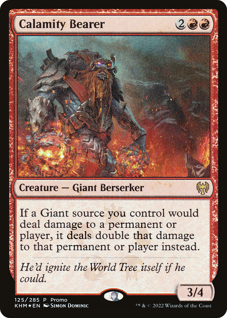 Calamity Bearer (125) Foil - Kaldheim Promos
