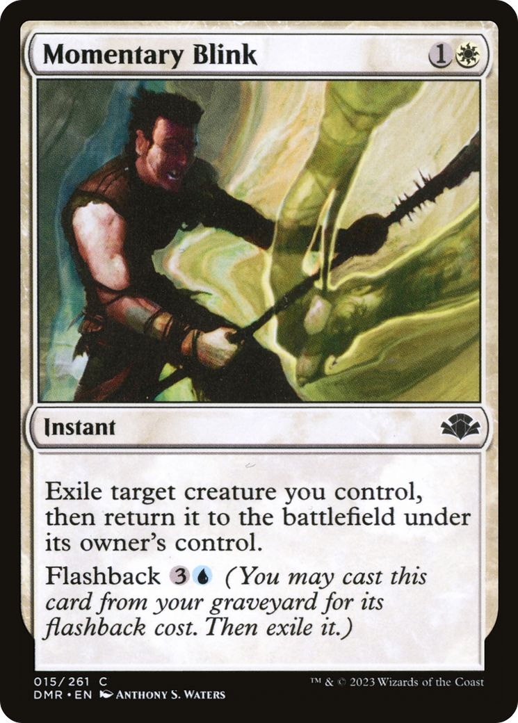 Momentary Blink (015) Foil - Dominaria Remastered