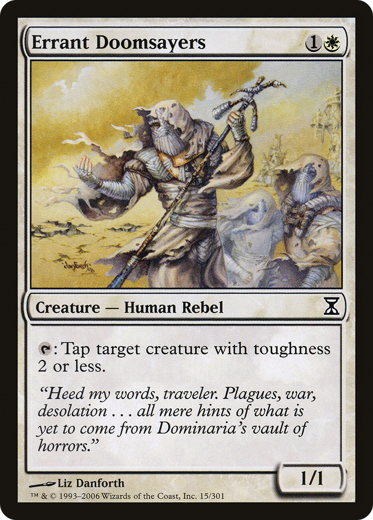 Errant Doomsayers (015) Foil - Time Spiral