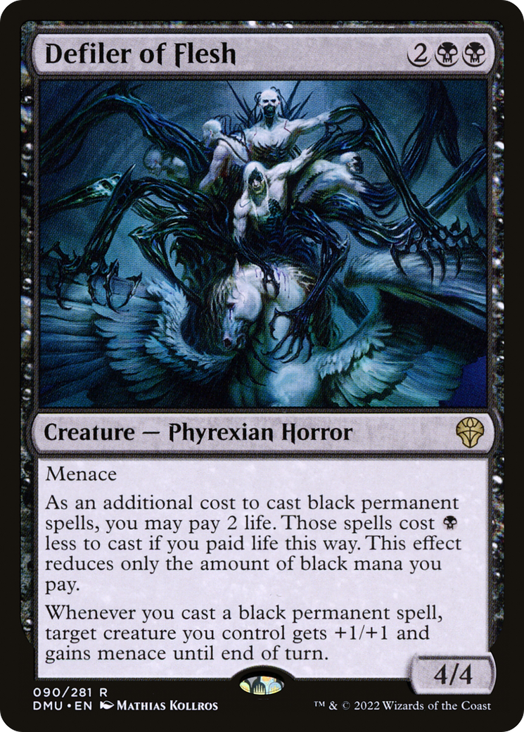 Defiler of Flesh (090) Foil - Dominaria United
