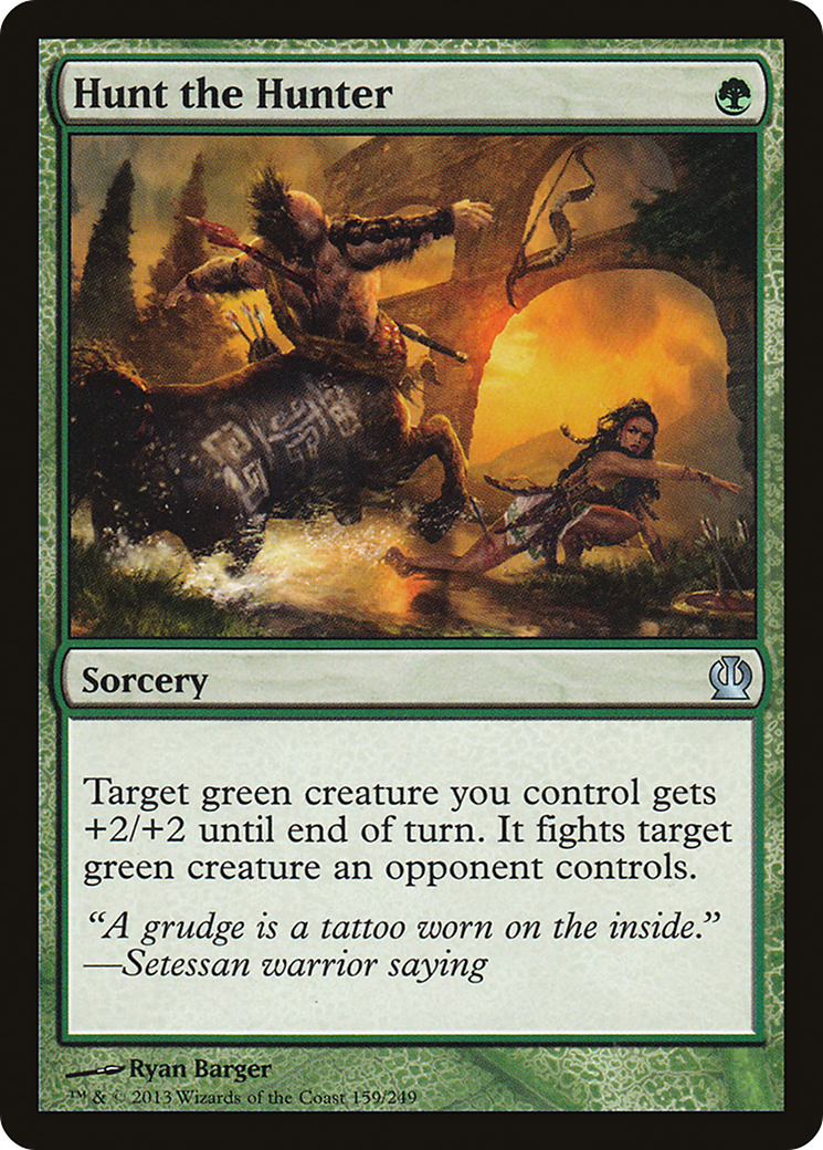 Hunt the Hunter (159) Foil - Theros