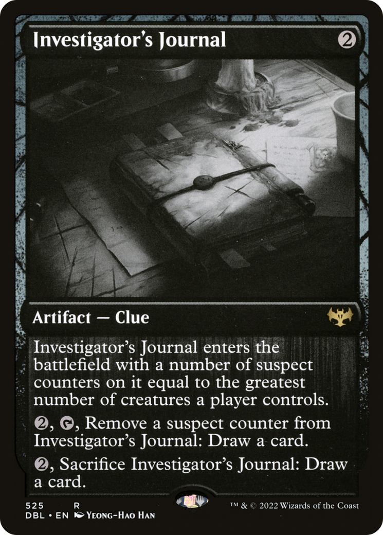 Investigator's Journal (525) Foil - Innistrad: Double Feature