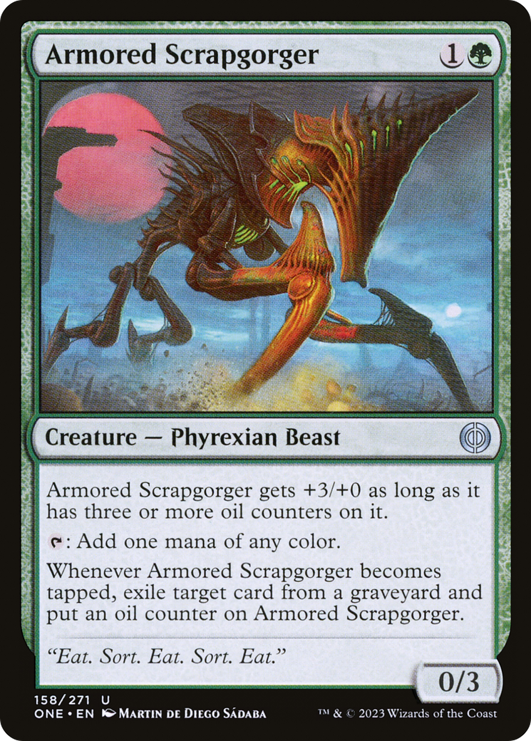 Armored Scrapgorger (158) - Phyrexia: All Will Be One