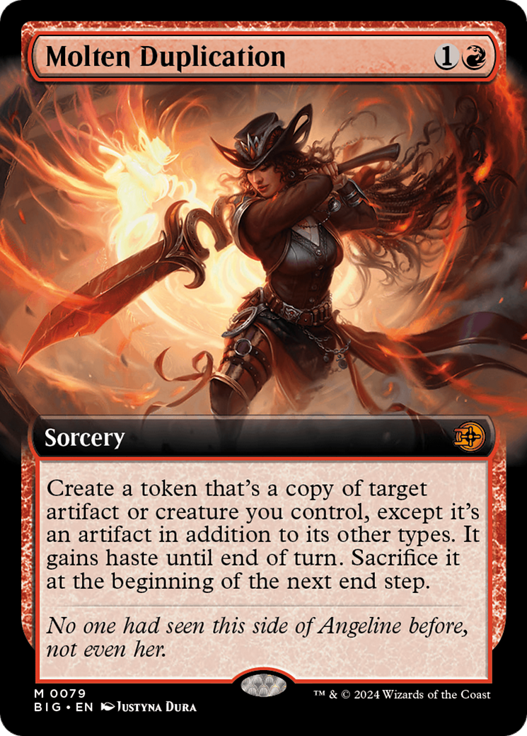Molten Duplication (Extended Art) (079) Foil - The Big Score