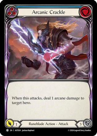 Arcanic Crackle (Blue) (AST024) - Armory Deck: Aurora