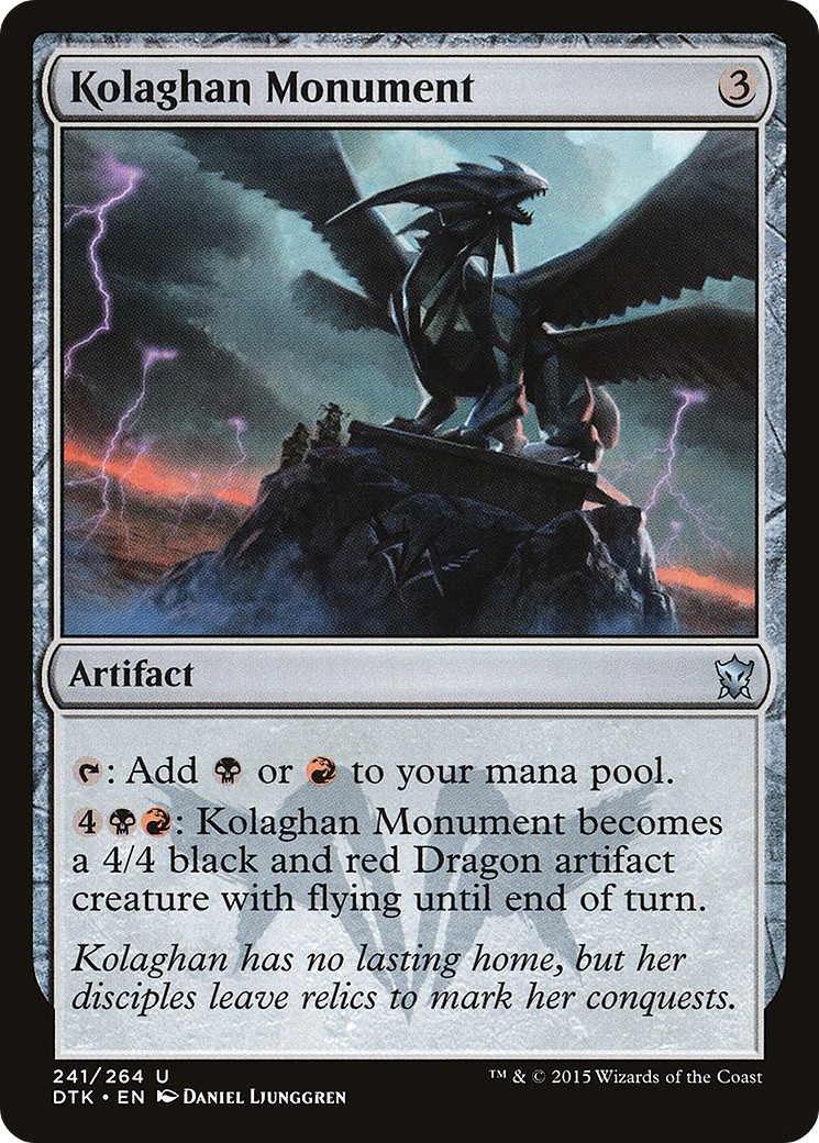 Kolaghan Monument (241) - Dragons of Tarkir
