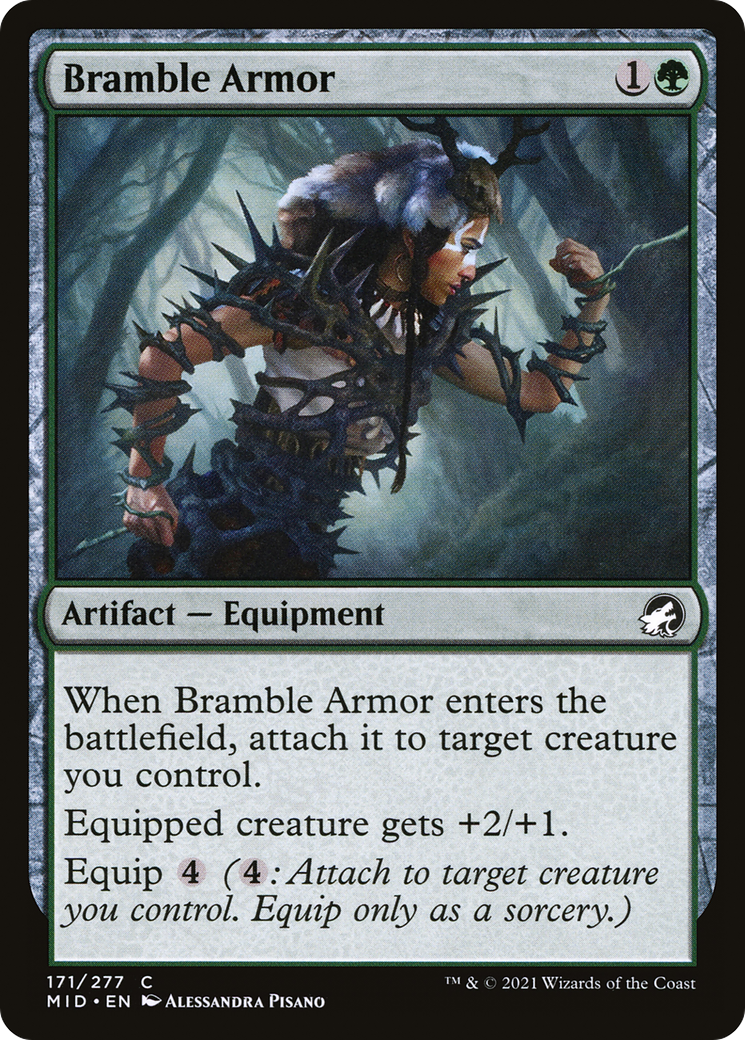 Bramble Armor (171) Foil - Innistrad: Midnight Hunt