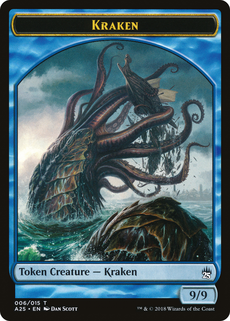 Kraken Token (006) - Masters 25 Tokens
