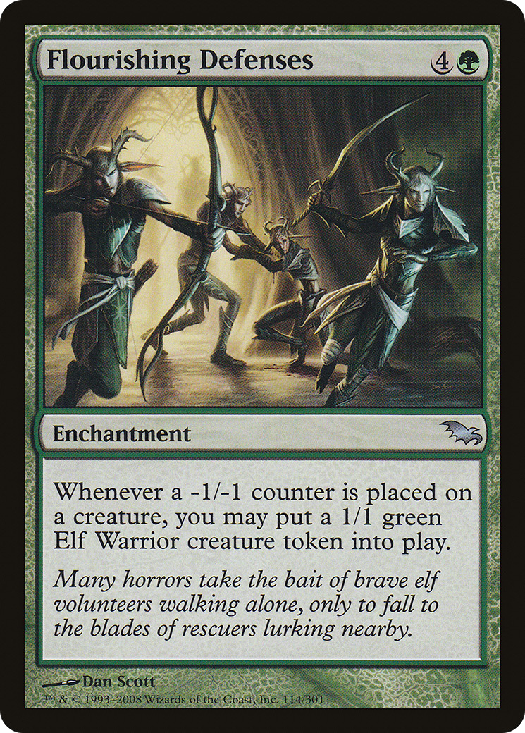 Flourishing Defenses (114) Foil - Shadowmoor