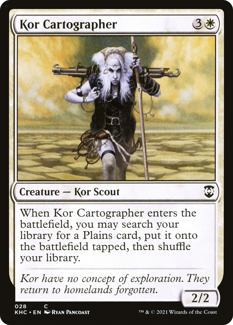 Kor Cartographer (028) - Kaldheim Commander