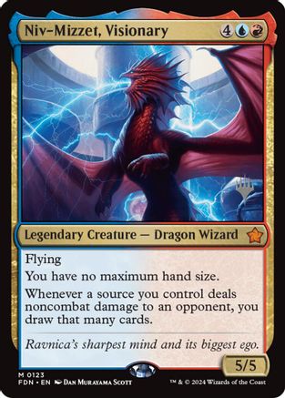 Niv-Mizzet, Visionary (123) - Promo Pack: Duskmourn: House of Horror