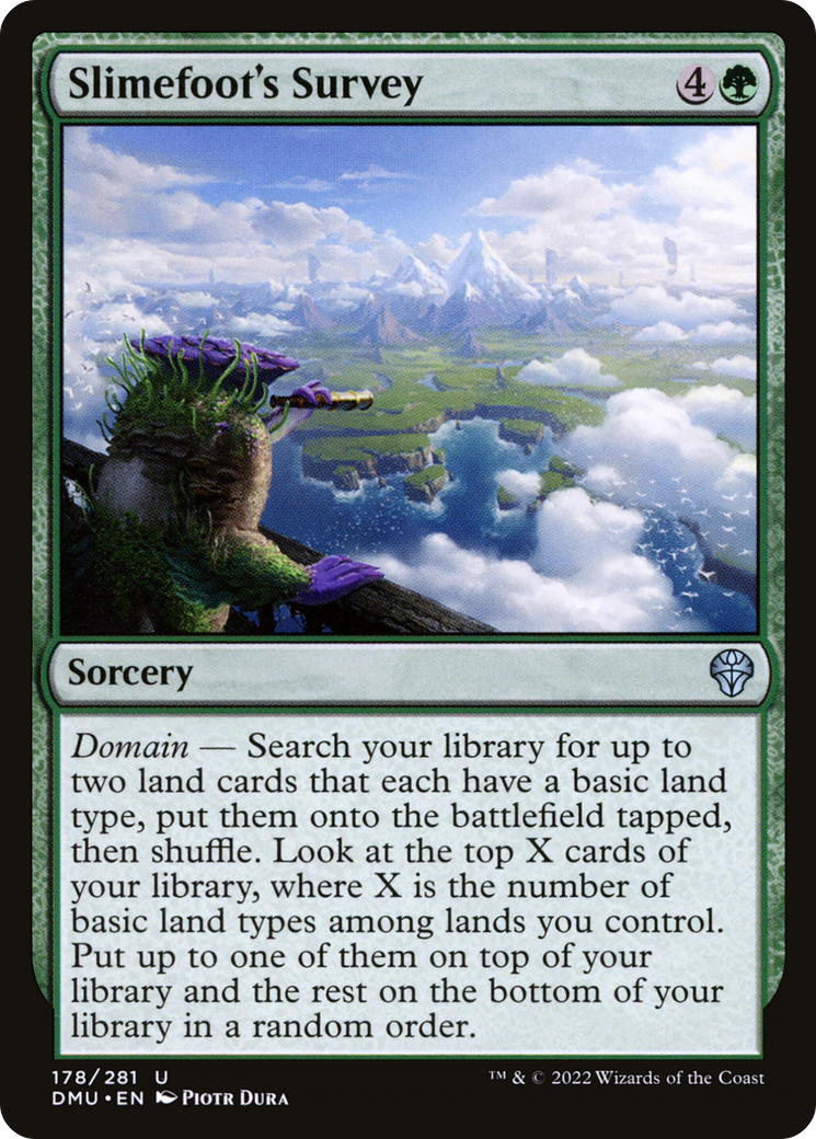 Slimefoot's Survey (178) Foil - Dominaria United