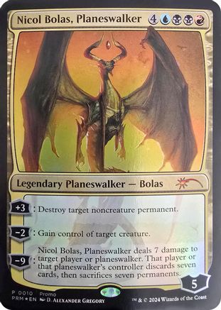 Nicol Bolas, Planeswalker (2025) Foil - Media and Collaboration Promos