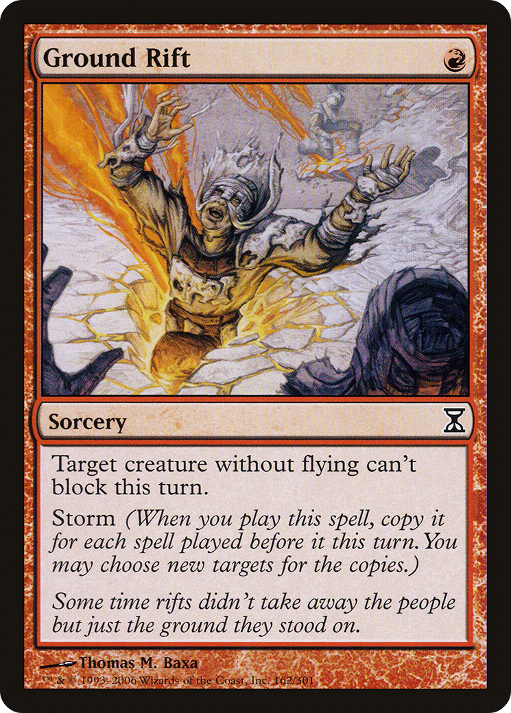Ground Rift (162) Foil - Time Spiral
