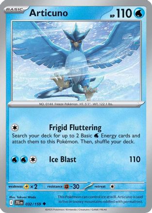 Articuno (32) Reverse Holofoil - Journey Together