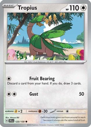 Tropius (123) Reverse Holofoil - Journey Together
