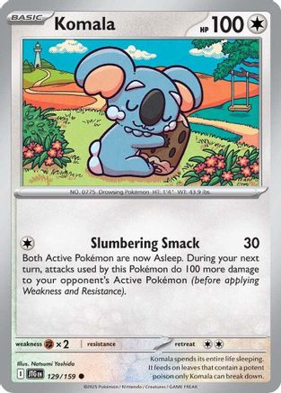 Komala (129) Reverse Holofoil - Journey Together