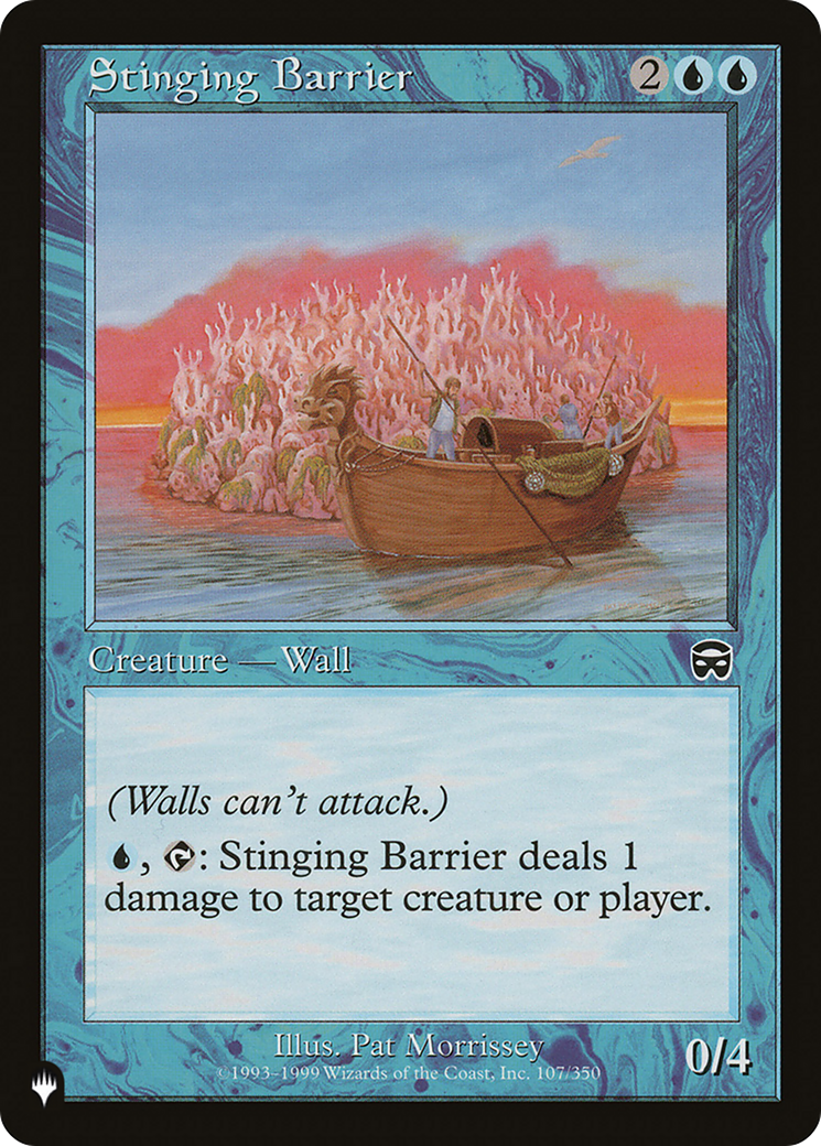 Stinging Barrier (Retro) (MMQ-107) - The List
