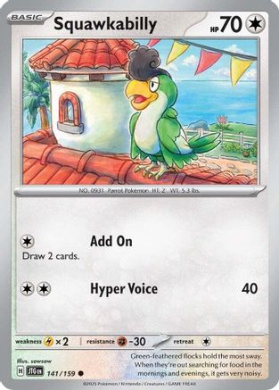 Squawkabilly (141) Reverse Holofoil - Journey Together