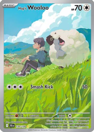 Hop's Wooloo - 170/159 (170) Holofoil - SV09 Journey Together