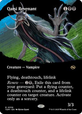 Qarsi Revenant (Borderless) (338) - Tarkir: Dragonstorm