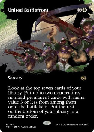 United Battlefront (Borderless) (330) - Tarkir: Dragonstorm