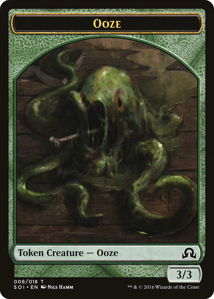Ooze Token (008) - Shadows over Innistrad Tokens