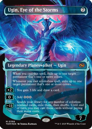 Ugin, Eye of the Storms (Showcase) Foil (399) - Tarkir: Dragonstorm