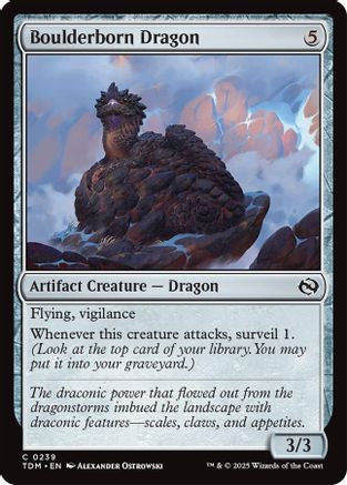 Boulderborn Dragon (239) - Tarkir: Dragonstorm