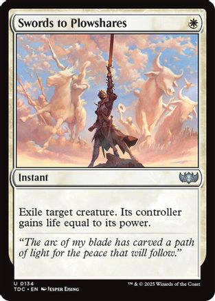 Swords to Plowshares (134) - Commander: Tarkir: Dragonstorm