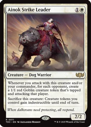 Ainok Strike Leader (011) - Commander: Tarkir: Dragonstorm