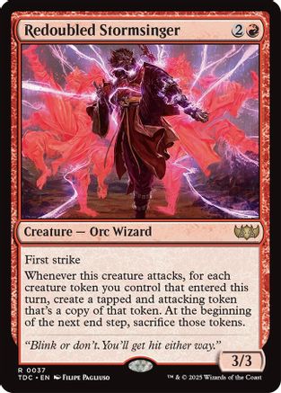 Redoubled Stormsinger (037) - Commander: Tarkir: Dragonstorm