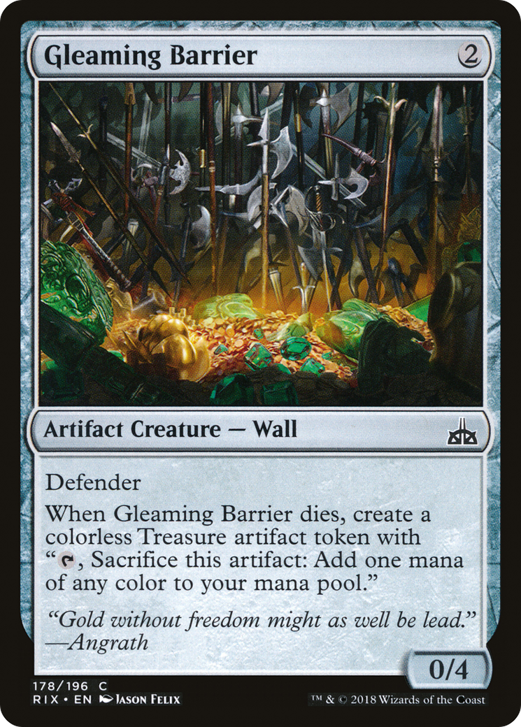 Gleaming Barrier (178) - Rivals of Ixalan