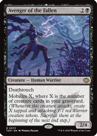 Avenger of the Fallen (073) Foil - Tarkir: Dragonstorm