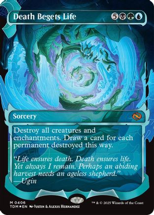Death Begets Life (Showcase) (406) Foil - Tarkir: Dragonstorm