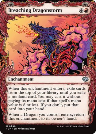 Breaching Dragonstorm (Showcase) (299) Foil - Tarkir: Dragonstorm