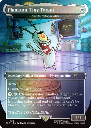 Plankton, Tiny Tyrant – Skrelv, Defector Mite (1926) Foil - Secret Lair Drop Series