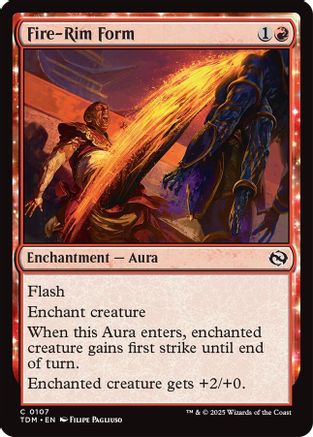 Fire-Rim Form (107) - Tarkir: Dragonstorm