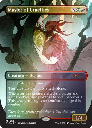 Master of Cruelties (1565) Foil - Secret Lair Drop Series