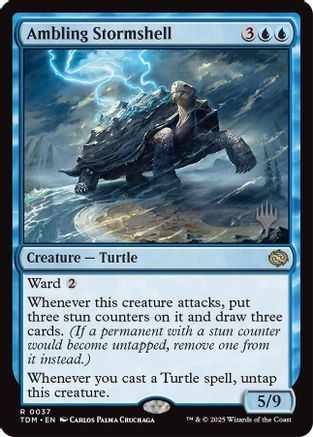 Ambling Stormshell (037) - Promo Pack: Tarkir: Dragonstorm