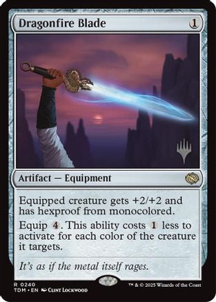 Dragonfire Blade (240) Foil - Promo Pack: Tarkir: Dragonstorm