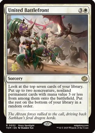 United Battlefront (032) Foil - Prerelease Cards