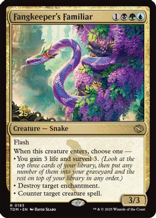 Fangkeeper's Familiar (183) Foil - Prerelease Cards