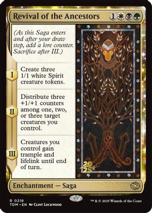 Revival of the Ancestors (218) Foil - Prerelease Cards