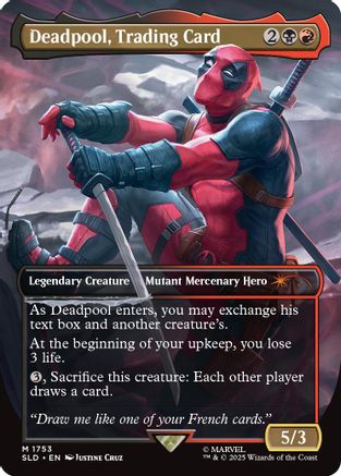 Deadpool, Trading Card (1753) - Secret Lair Drop