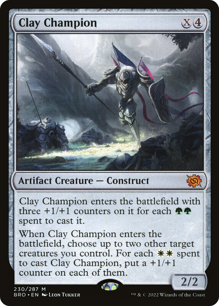 Clay Champion (230) Foil - The Brothers' War
